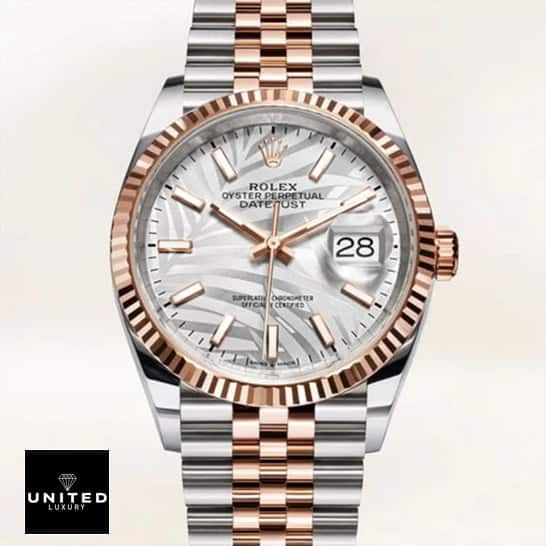 Rolex Datejust 36 126231-0033 Slate Color Dial Fluted Bezel 