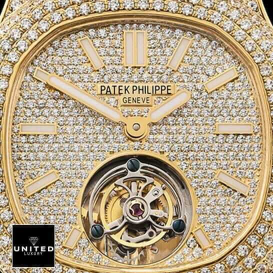 Patek Philippe’s Nautilus Jumbo 5711 Tourbillion Diamond Dial 