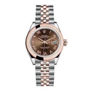 Rolex Datejust 278341RBR Everose Gold And Daimond Automatic Chocolate With Diamond Dial Jubilee