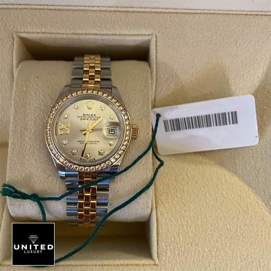 Rolex Datejust 279383RBR-0003 Yellow Gold 