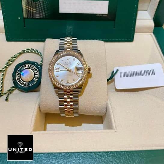 Rolex Datejust 279383RBR-0003 Yellow Gold  in Box