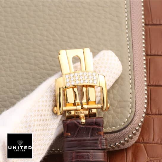 Patek Philippe’s Nautilus Jumbo 5711  Gold with Diamond Clasp