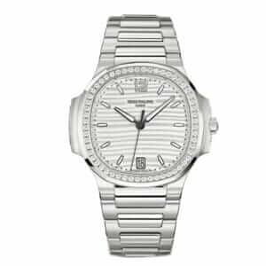 patek-philippe-white-dial-diamond-steel-watch