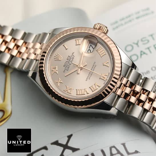Rolex Roman Datejust Stainless Steel  on the quarantine card