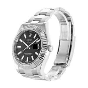 rolex-datejust-black-dial-oyster-left