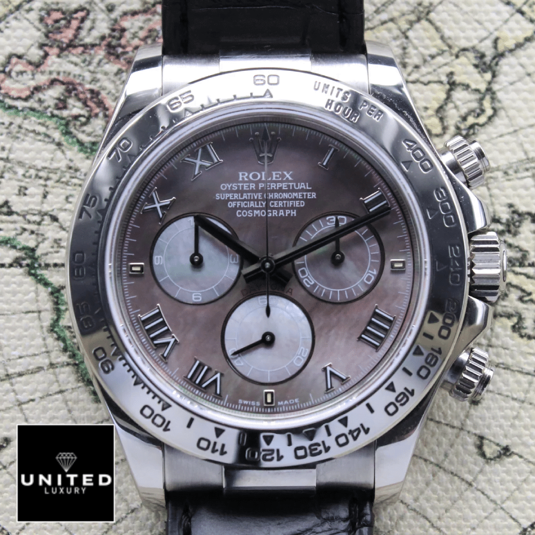 Rolex Daytona Mother of Pearl 1 Rolex Daytona 116519 Mother of Pearl Dial Romen Numerial Rome