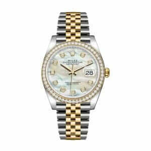 rolex-date-just-gem-bezel-white-dial-yellow-gold-steel