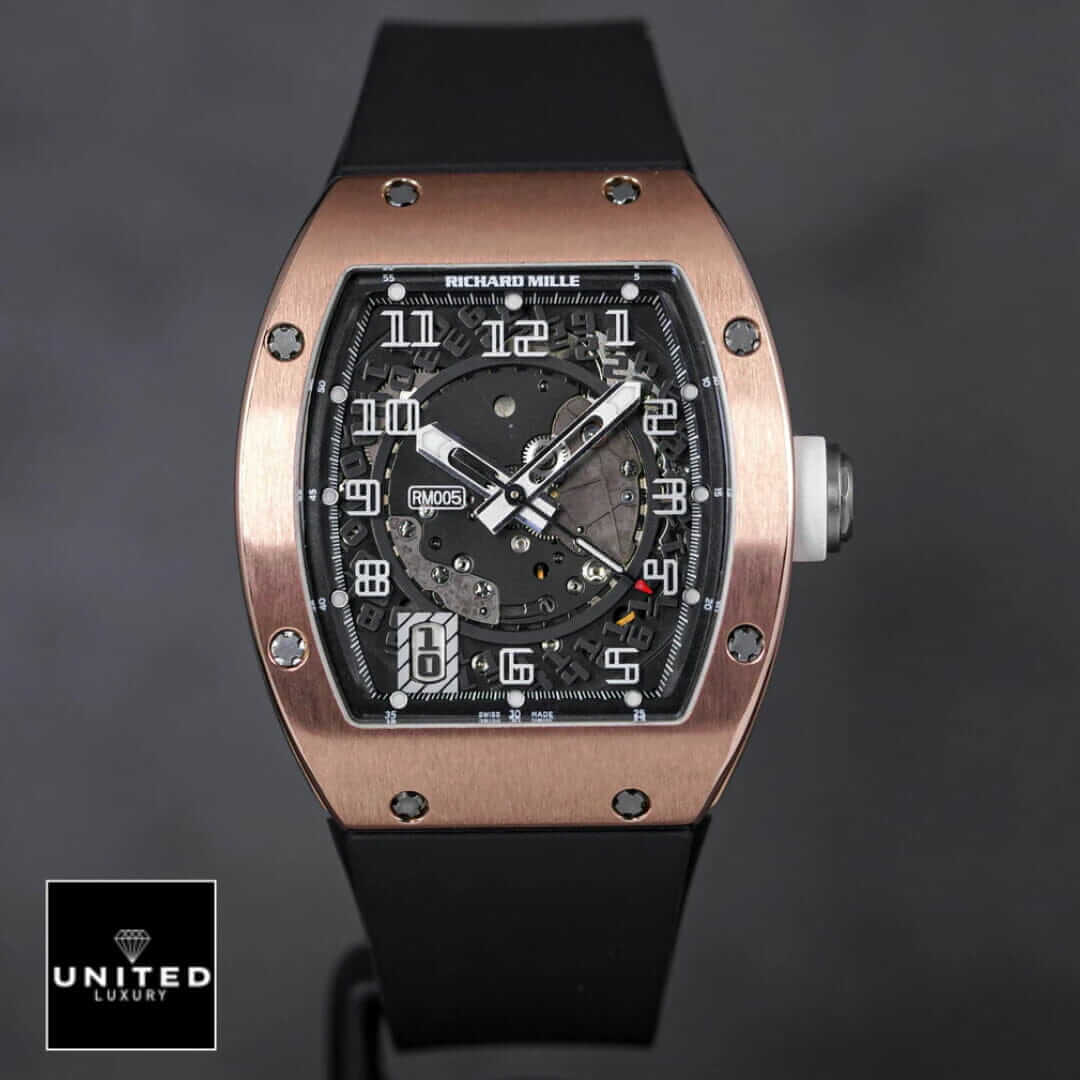 Richard Mille RM055 Bubba Watson  front view grey background