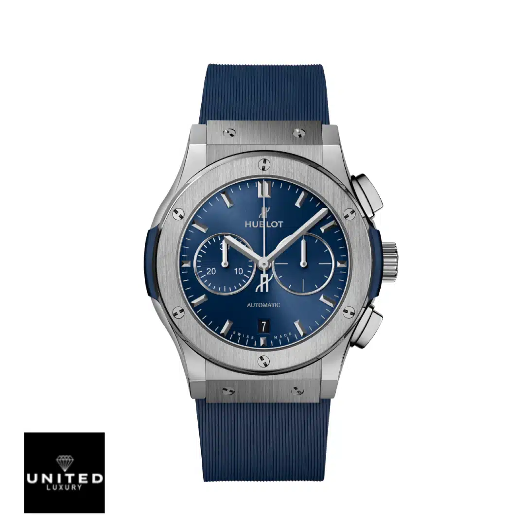 Hublot Classic Fusion Automatic Blue Sunray Dial Titanium 565.NX.7170.LR 