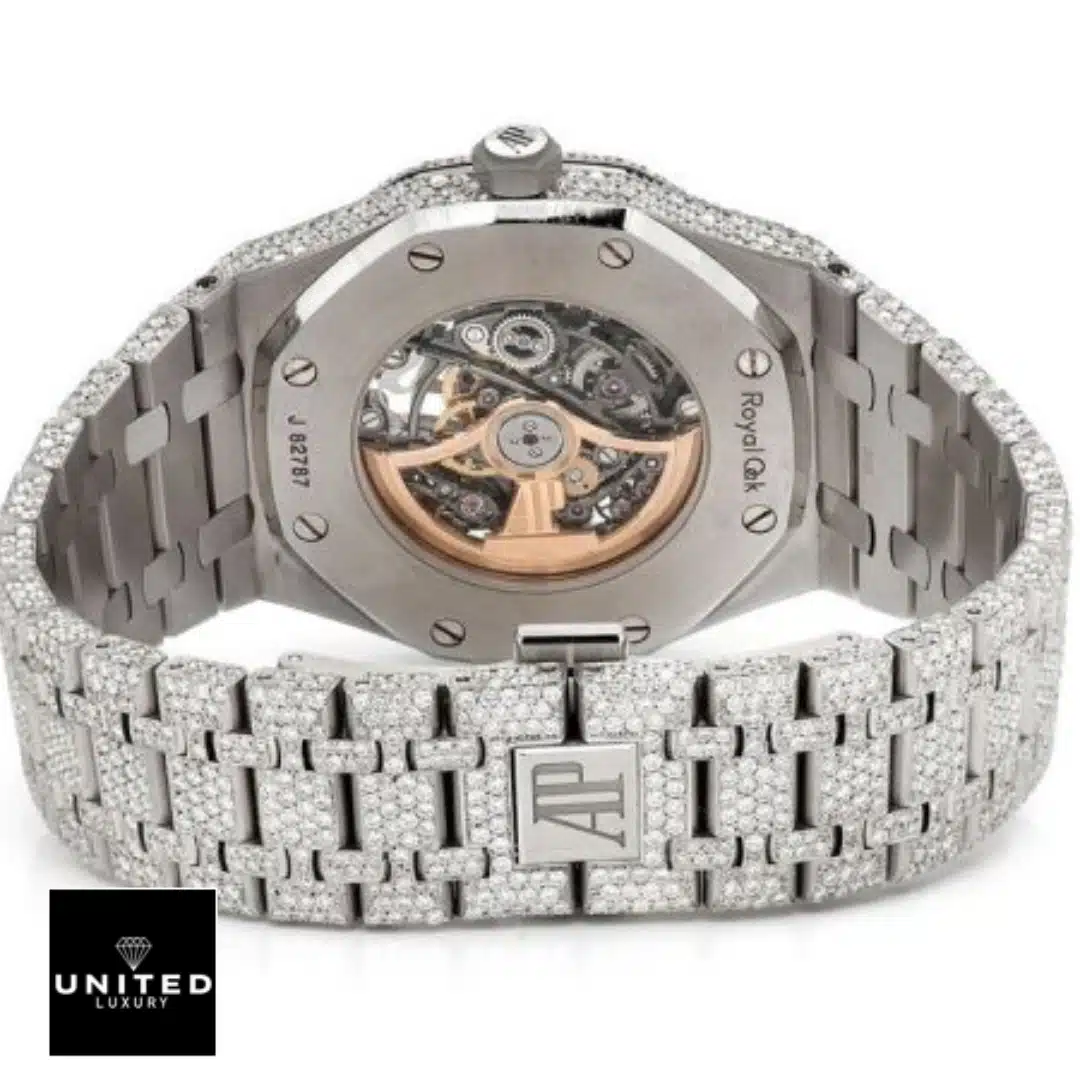 AP Iced Out Watch 3 AP Iced Out Watch clasp and stainless steel case