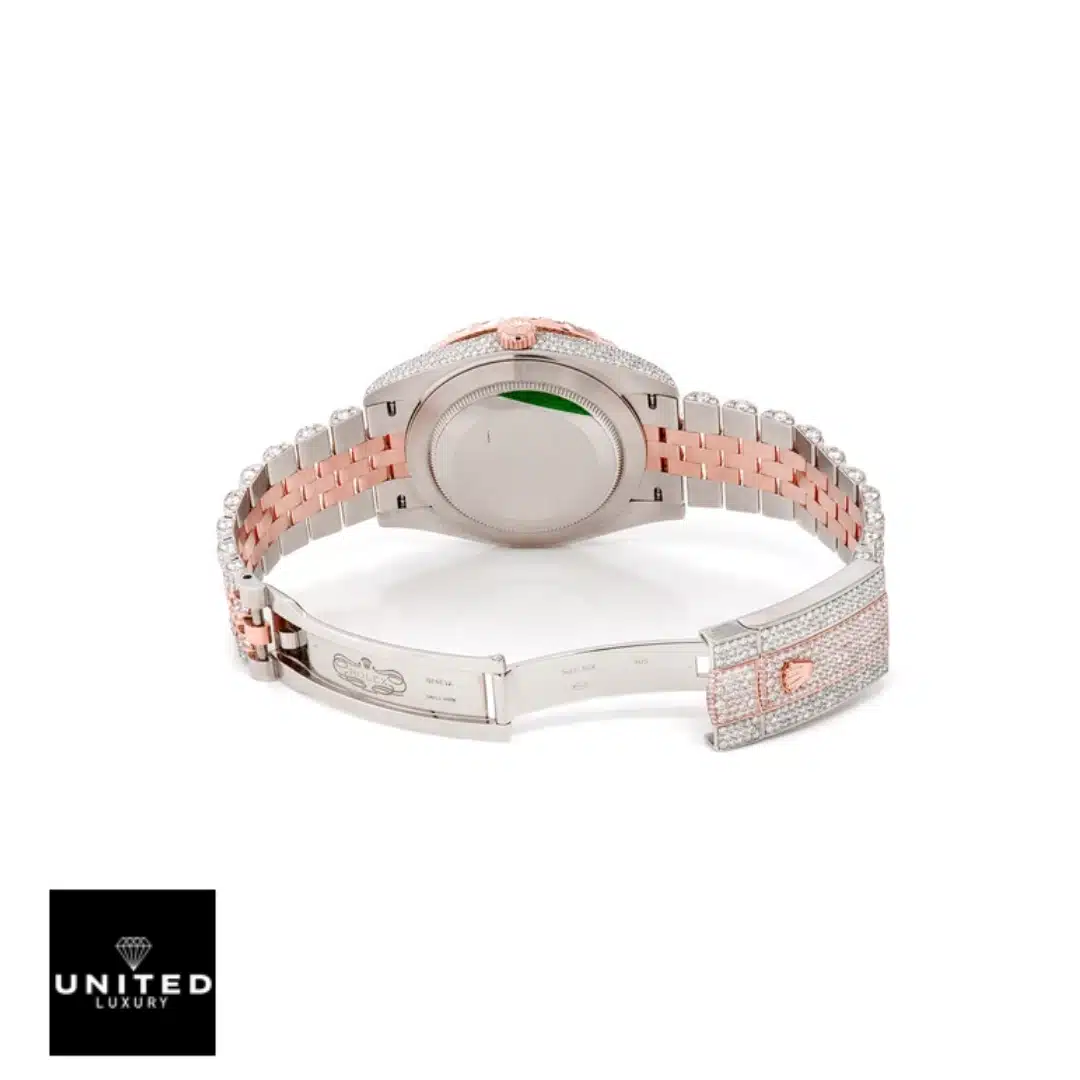 Rolex Datejust 126303  two-tone Oyster Bracelet Open Fold Clasp