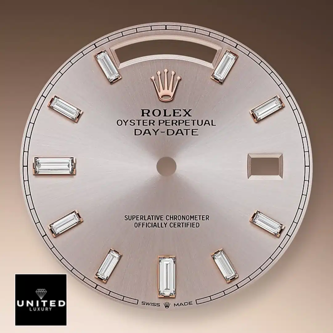 Rolex Day-Date Everose Gold Diamond Dial 128345PDP 