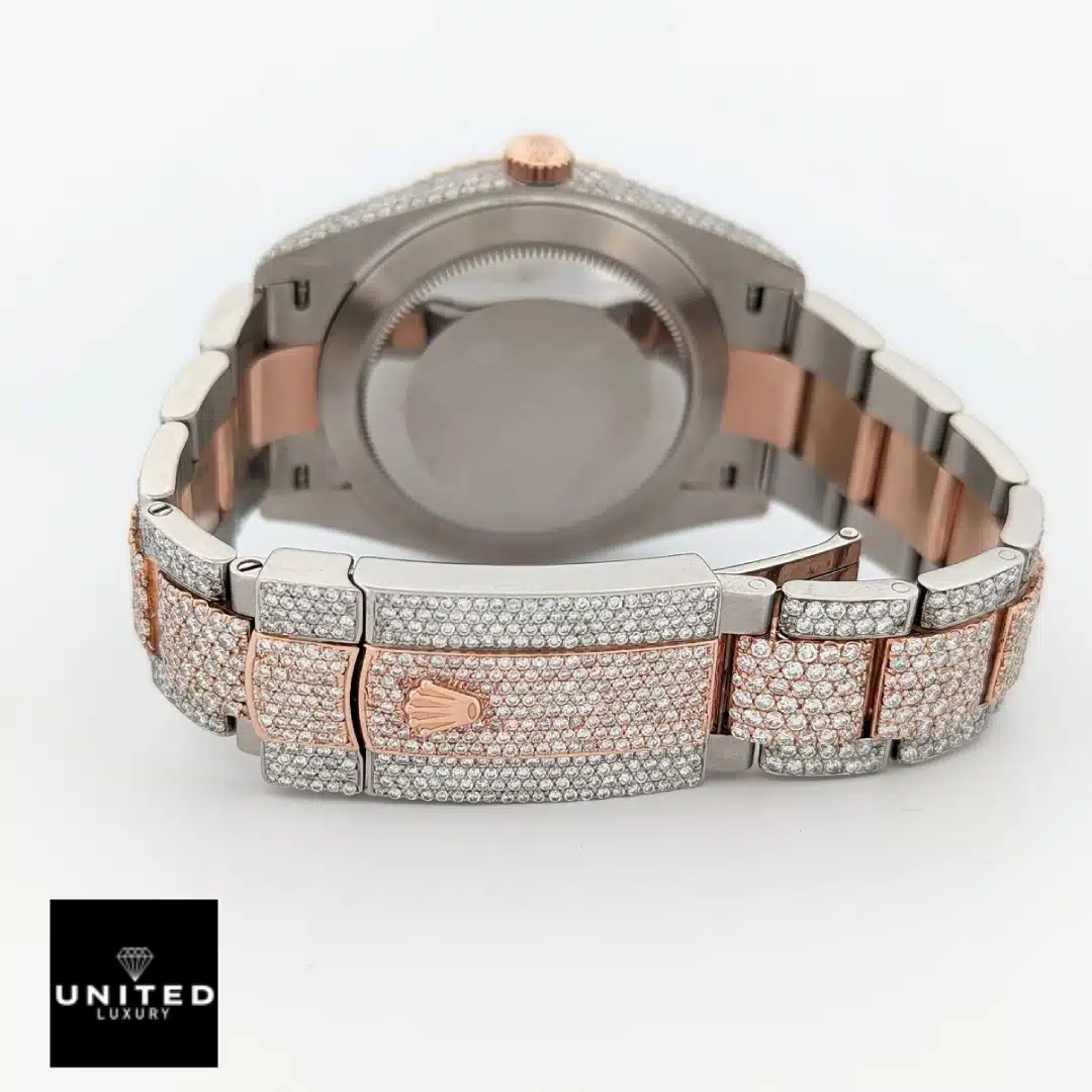 Rolex Datejust 126303  two-tone Oyster Bracelet Fold Clasp