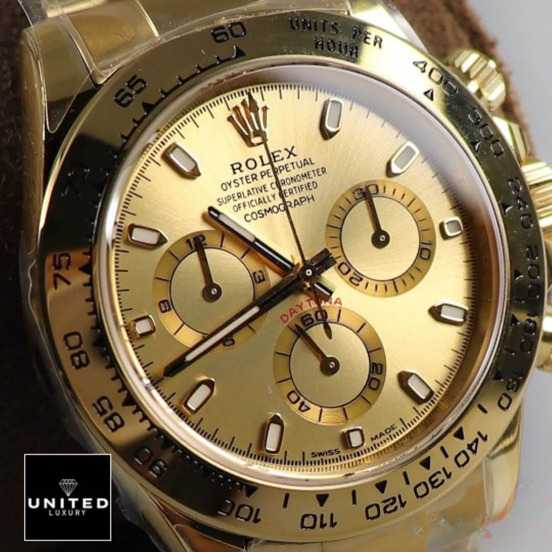 Rolex Daytona Cosmograph 116508 Yellow Gold Dial 