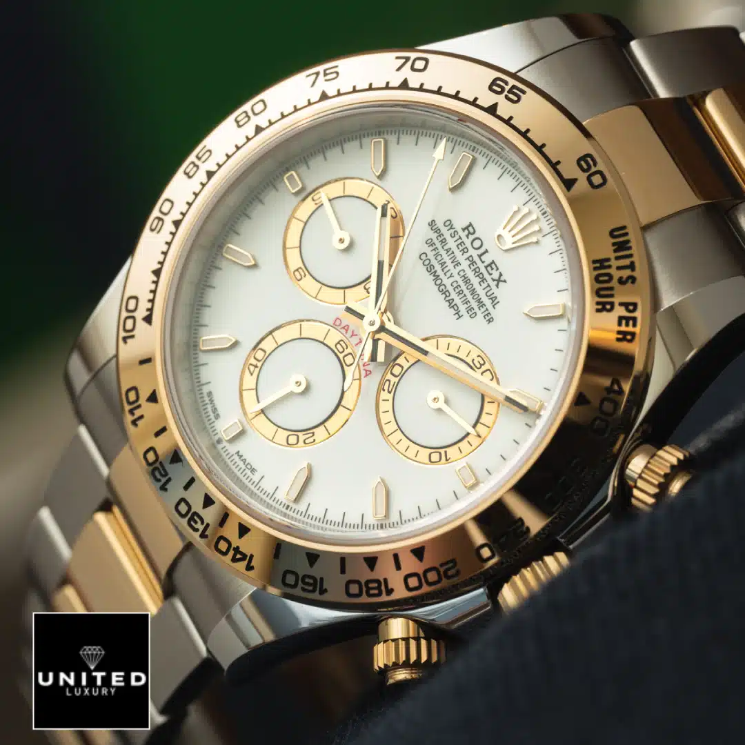 Rolex Daytona Cosmograph 116503 Stainless Steel & Yellow Gold White Dial Oyster 