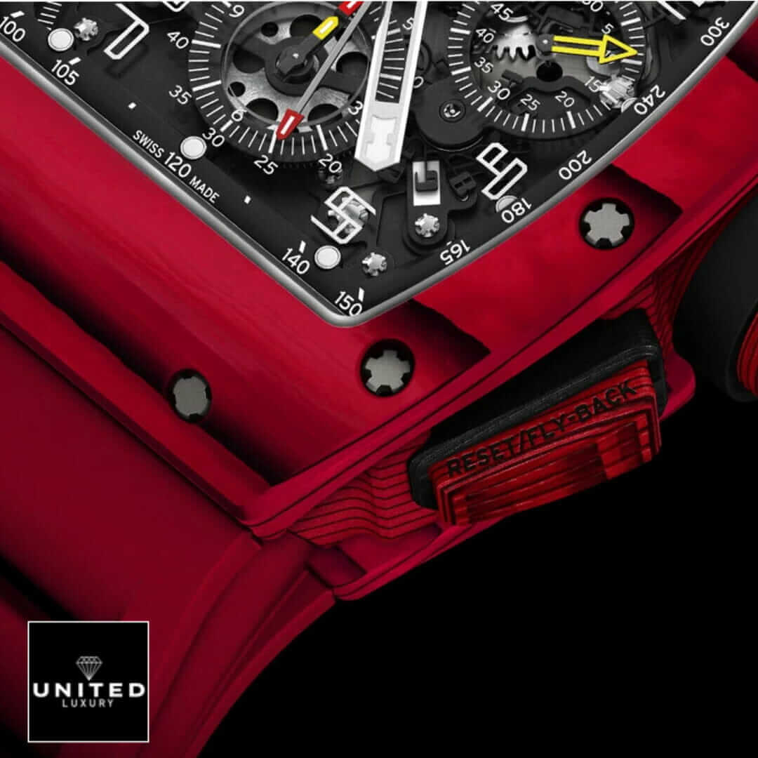 Richard Mille RM1103 Red Black Dial  black background