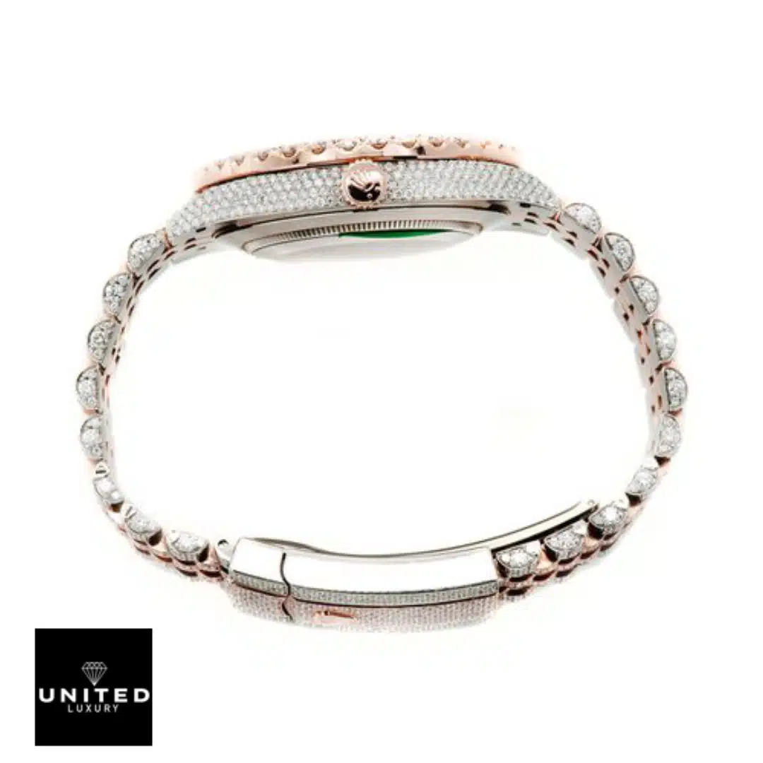 Rolex Datejust 126303  Rose Gold Crown Pusher