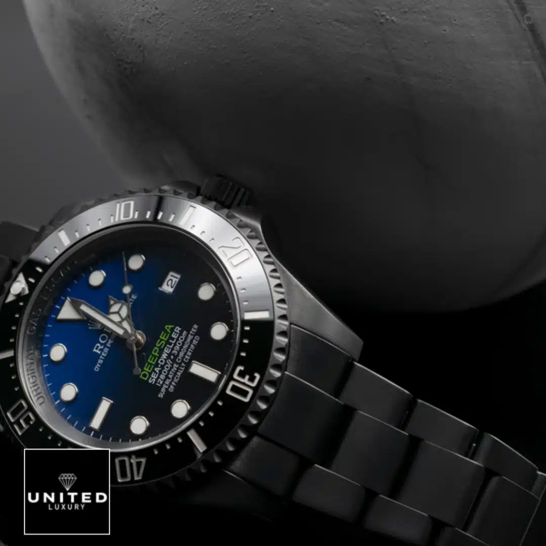 Rolex Deepsea Sea-Dweller Black PVD 116660 D-Blue Oyster 