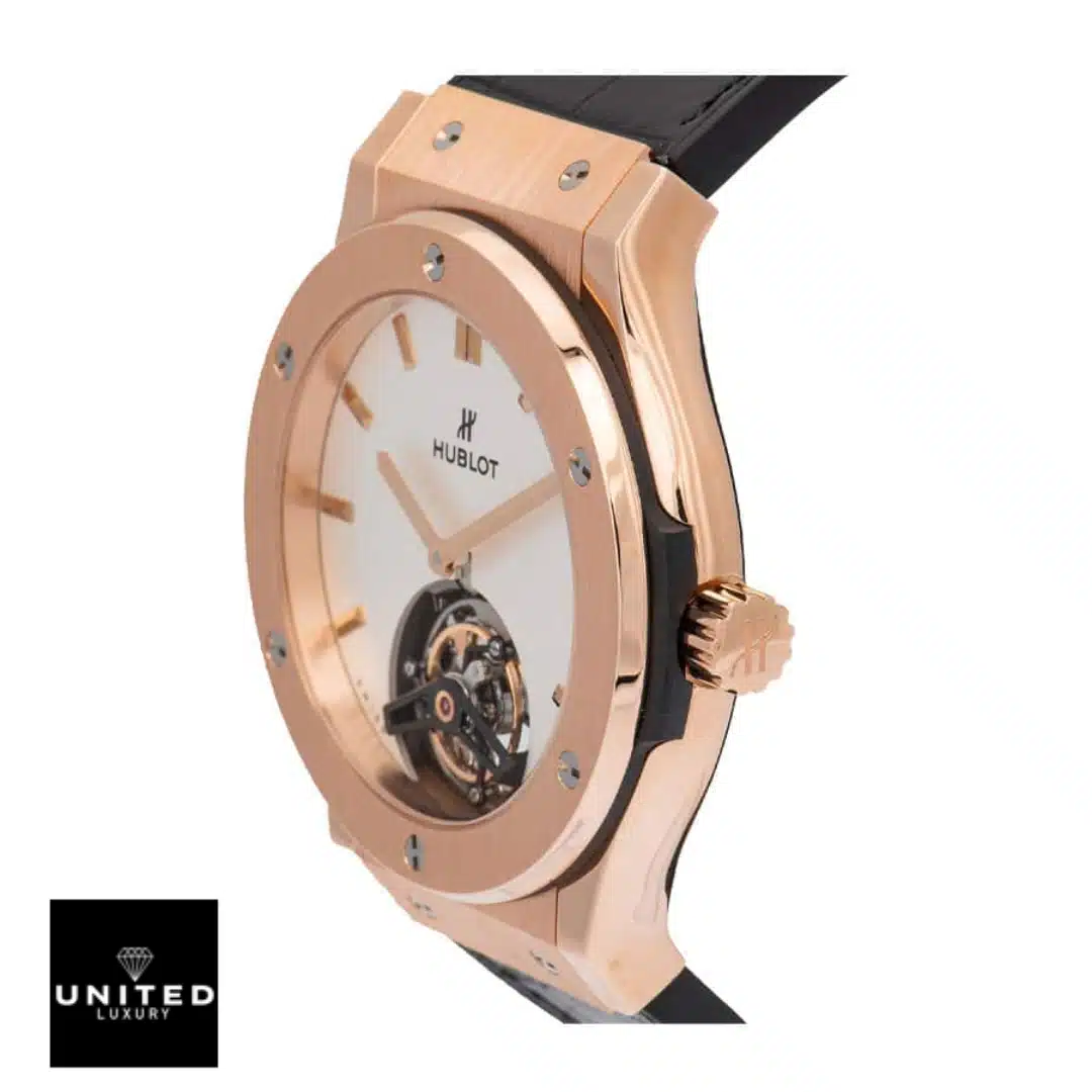 Hublot Classic Fusion Tourbillon 505.OX.2610.LR White Dial  white background