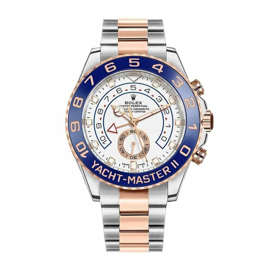 rolex-yacth-master-rose-gold-steel-white-dial