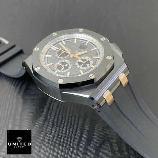 AP Royal Oak Offshore 26406FR.OO.A002CA.01  on the black table