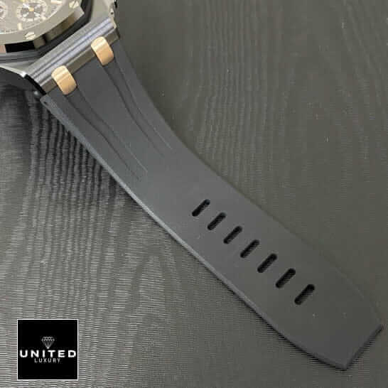 Audemars Piguet Royal Oak Offshore 26406FR.OO.A002CA.01  Black Rubber Bracelet