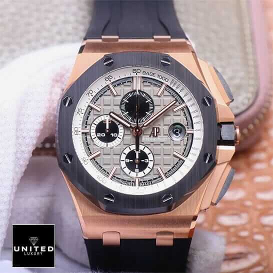 Audemars Piguet Royal Oak Black Gold Case  on the hand