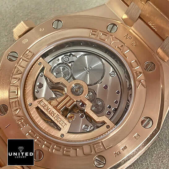 Audemars Piguet Royal Oak Gold Casse  upside view