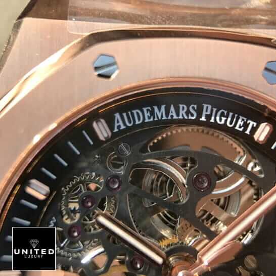 Audemars Piguet Royal Oak Skeleton Rose Gold Case 