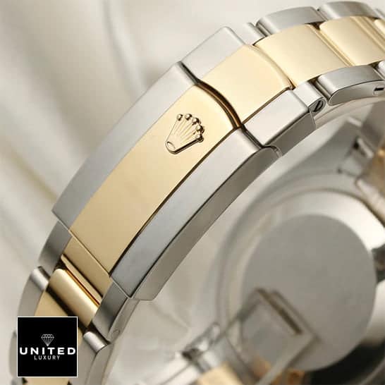 Rolex Datejust 116203 S.Steel  Two Tone Fold Clasp on the Rolex logo