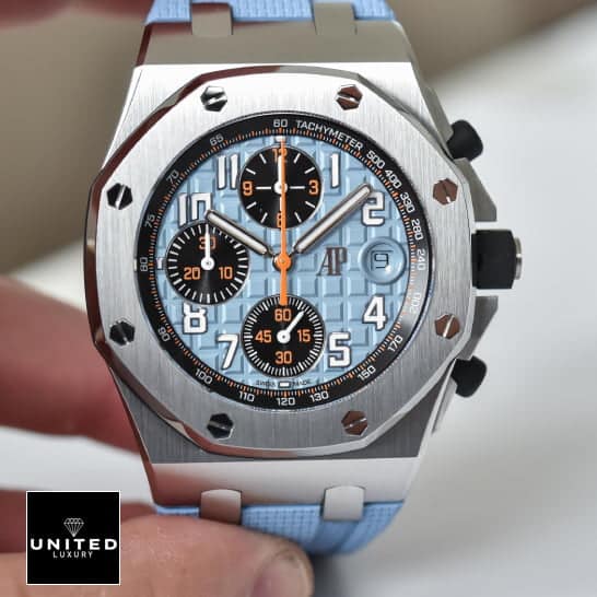 Audemars Piguet 26238ST Steel Bezel  view at hand