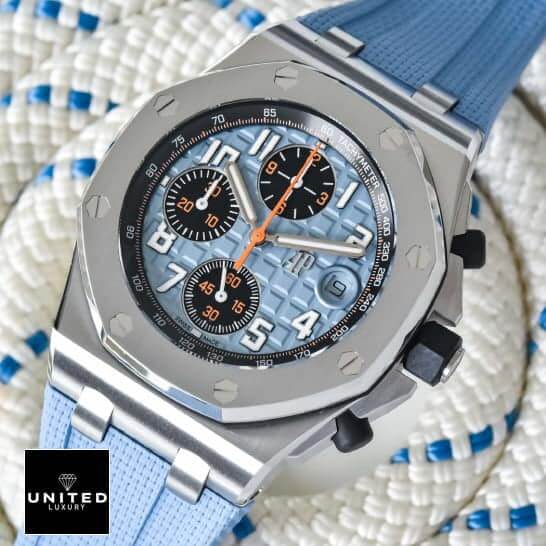 Audemars Piguet 26238ST Blue Dial  on the rope