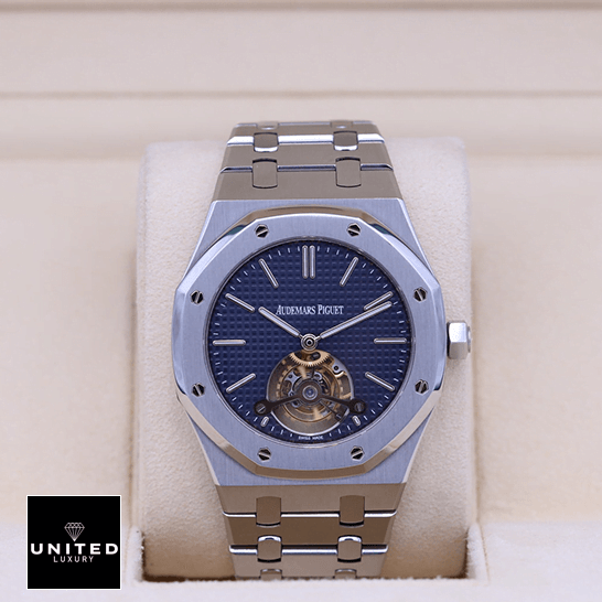 Audemars Piguet Tourbillion Blue Dial 26510ST.OO_.1220ST.01-  in the box