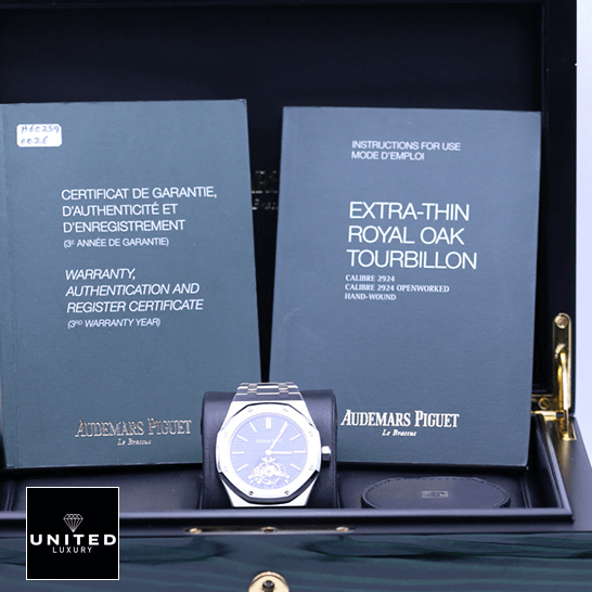 Audemars Piguet Tourbillion Steel Bezel  in the box