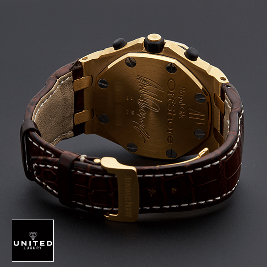 Audemars Piguet Royal Oak Gold Case  Leather Brwon Bracelet
