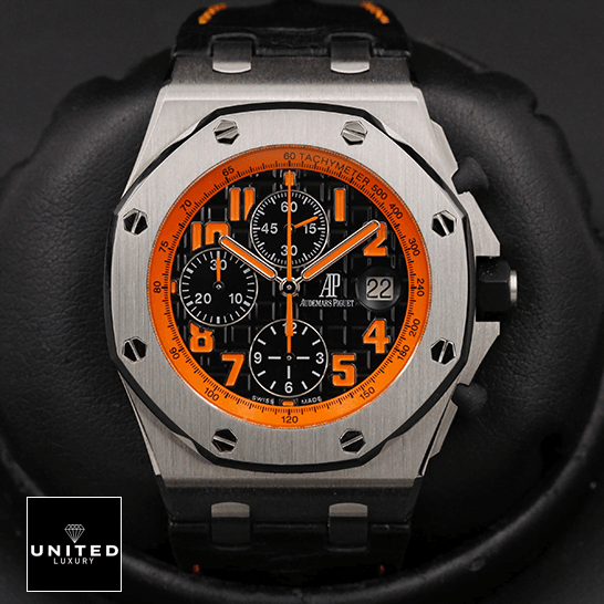 Audemars Piguet Royal Oak Orange Black Dial  in the black box