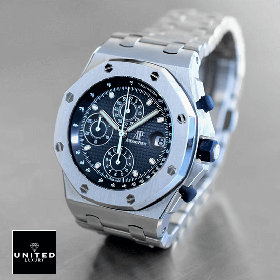 Audemars Piguet 26237ST.OO_.1000ST.01 Blue Dial  blue push button