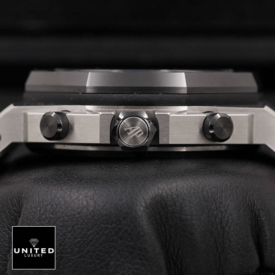 Audemars Piguet Royal Oak Steel Case  crown / push button