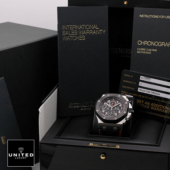 Audemars Piguet Royal Oak 26470SO.OO Black Bezel Steel Case  in the box