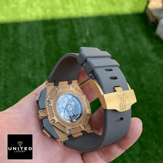 AP Micheal Schumacher 1 audemars piguet royal oak offshore 26568OM.OO .A004CA.01 back