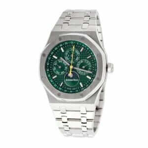audemars-piguet-royal-oak-offshore-chronograph-green-dial-26574st-oo-26606st-03-multifunctional-series