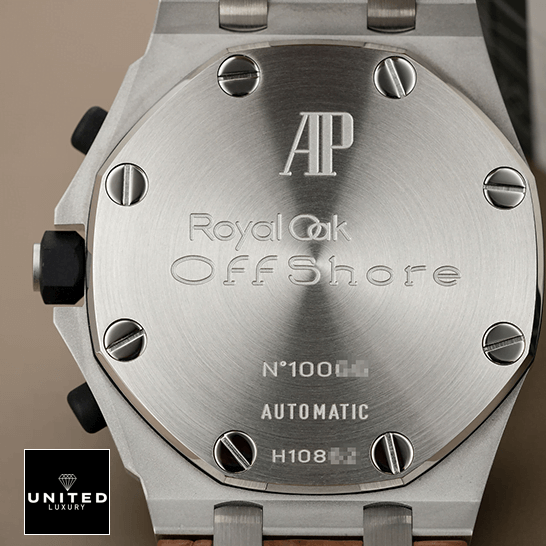 Audemars Piguet Royal Oak Offshore Automatıc Steel Case  upside view