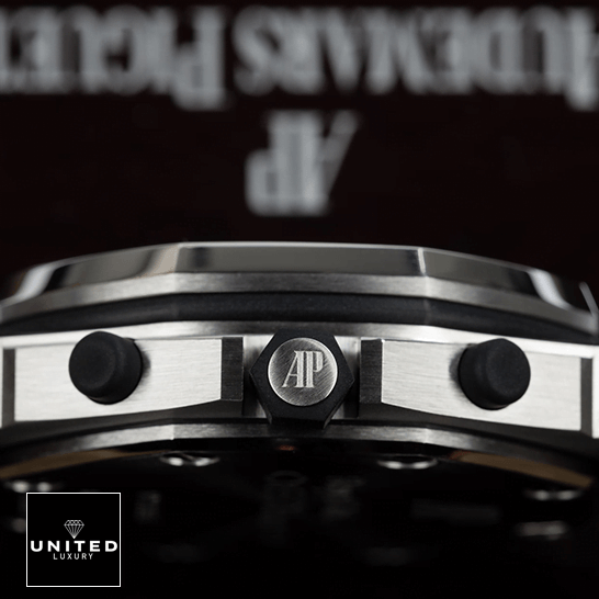 Audemars Piguet Royal Oak Steel Case  crown / push button