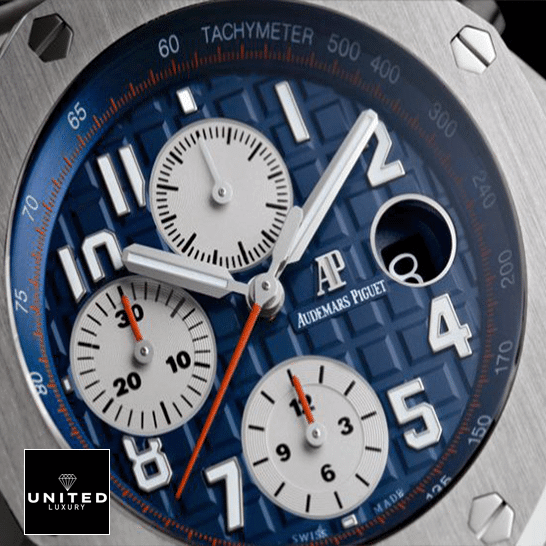 Audemars Piguet Chronograph 2 Audemars Piguet Blue Dial 26470ST.OO_.A027CA.01 red second hand