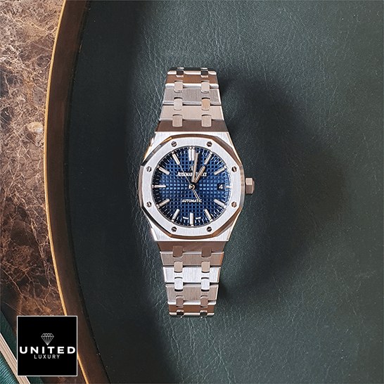 Audemars Piguet Royyal Oak Blue Dial  stainless steel bracelet