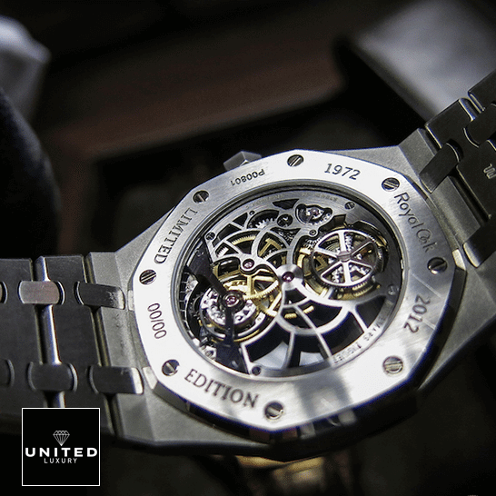 Audemars Piguet Stainless Steel Case Skeleton Dial  upside view