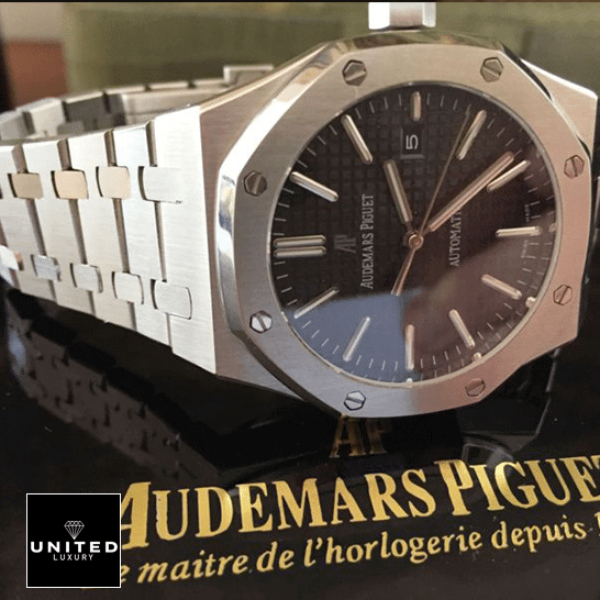 Audemars Piguet Jumboblack Dial  on the AP box