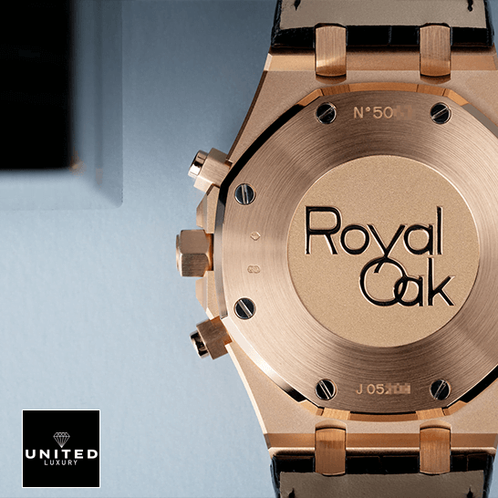 Audemars Piguet Royal Oak Yellow Gold Case  upside view