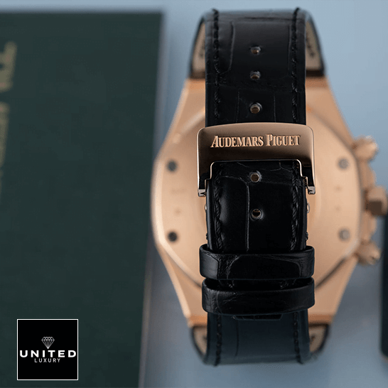 Audemars Piguet Royal Oak 26320OR.OO_.D002CR.01 Leather Black Bracelet 
