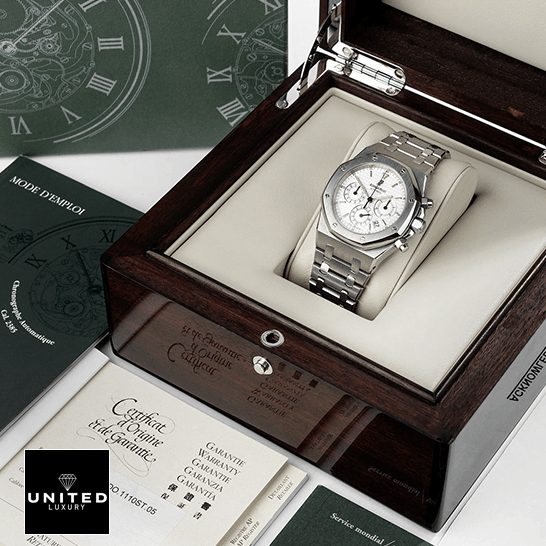 Audemars Piguet Royal Oak 25860ST.OO_.1110ST.05 White Dial  in the box